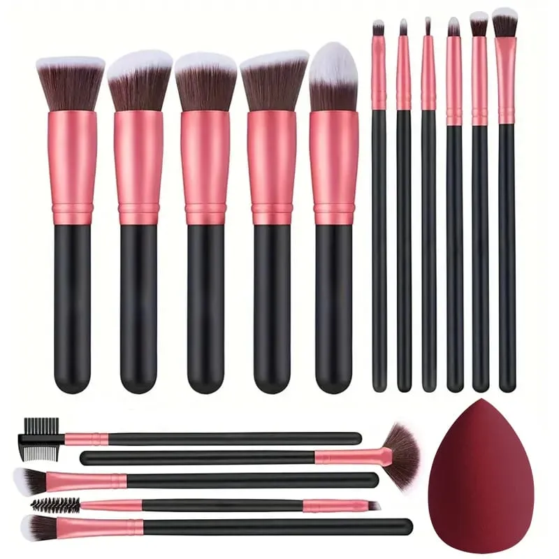 Professional 3/14/16Pcs Makeup Brushes Set Soft Fluffy Eye Shadow Foundation Concealer Blending Blush Brushes Women Beauty Tools — image 20