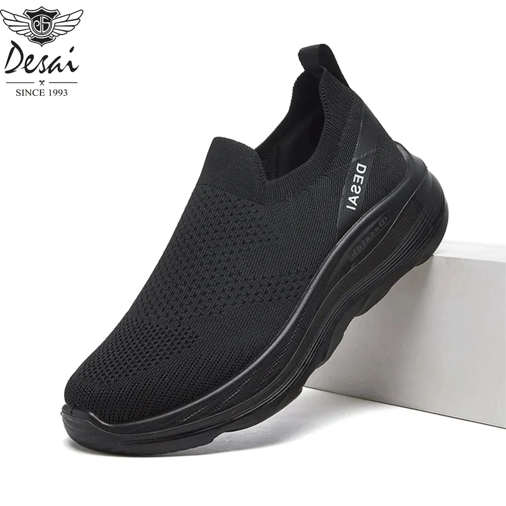 Desai Men's 2026 Autumn Lace-free Mesh Sneakers Non-slip Thick Sole Lightweight Men's Sneakers And Casual Shoes For Outdoor — image 1