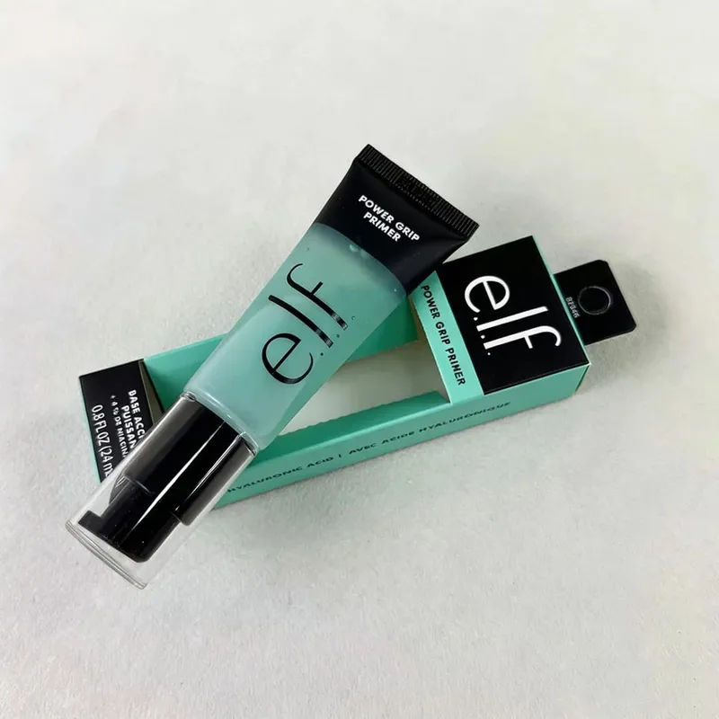 Elf Power Grip Primer Gel Hyaluronic Acid Hydrating Moisturizing Brightening Long Lasting Face Base Makeup Cosmetic