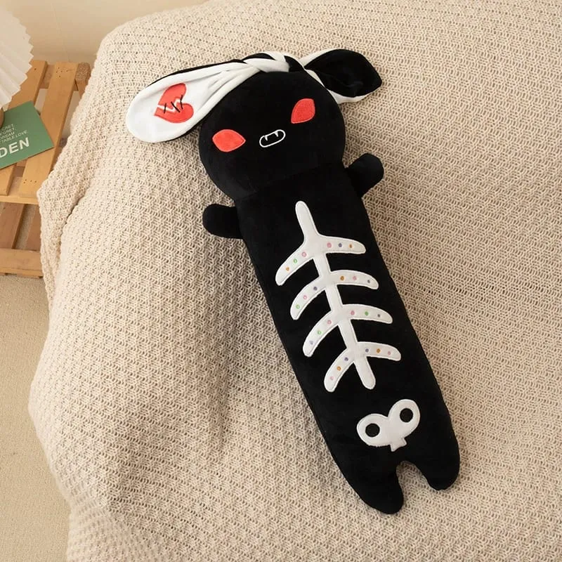 60 cm Horror Goth Peluche Coniglio Panda Peluche Simpatico Corpo Cuscino Halloween Party Decor Regalo Divertente Per Ragazza Ragazzo — image 5