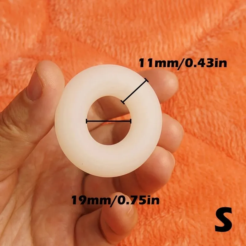 Ultra Soft Stretchy Cock Rings Liquid Silicone Penis Rings Cockring Ball Stretcher Delay Ejaculation Sex Toys for Men