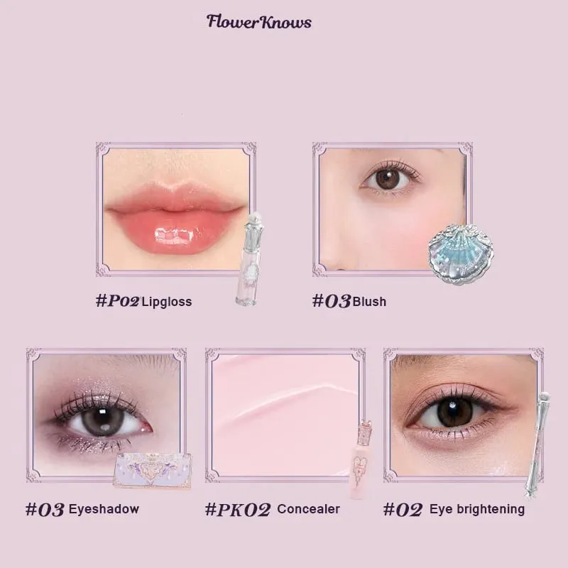 Flower Knows – coffret cadeau de maquillage, Kit de cosmétiques, ensemble complet, vernis à lèvres, ombre à paupières, fard à joues, correcteur liquide, tout-en-un, Flower Knows — image 10