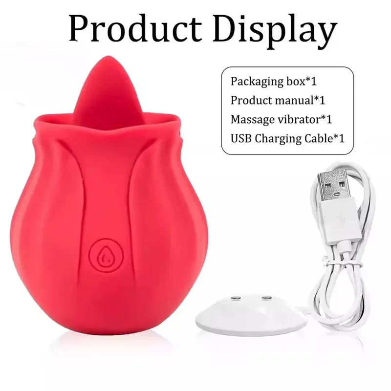 Leistungsstarker Zungenleckvibrator für Frauen, G-Punkt-Klitoris-Nippel-Stimulator, Massagegerät, Masturbator, Sexspielzeug für Erwachsene, für Paare ab 18 Jahren — image 7