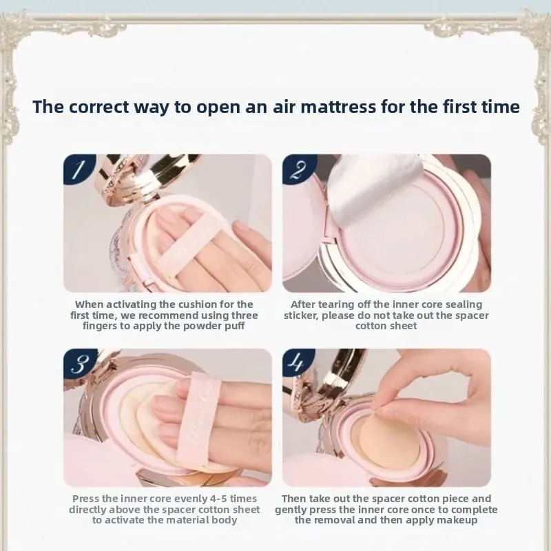 Flower Knows Bunny Garden Collection Cushion CC Cream Face Foundation Concealer Makeup Base Korean Long Lasting Fond De Teint — image 6
