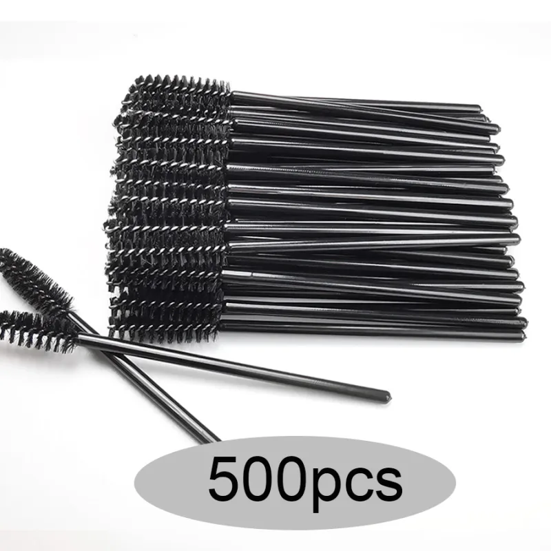 50/100/300/500pcs Eyebrow Eyelash Brushes Eyelash Spoolies Mascara Wands Applicator for Eyelash Extension Makeup Tool LAUKISS — image 22