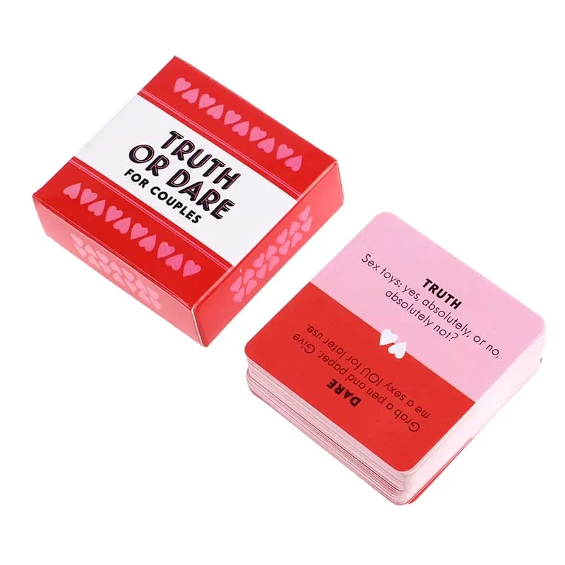 Mini Small Size Truth Or Dare For Couples Cards Games Lovers Board Game Supply English Version — image 6