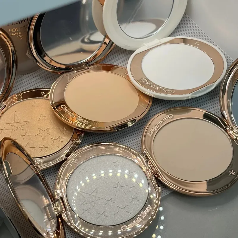 Charlotte Tilbury Airbrush Powder Blurring Poreless&Highlighter Illuminating Luminous Long Lasting Soft Focus Glow Makeup Gifts — image 3