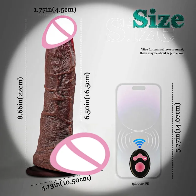 Telescopic Vibrator Dildo Heating Realistic Big Penis Female Vagina Massager Anal Plug Masturbator Sexy Adult Sex Toys For Women