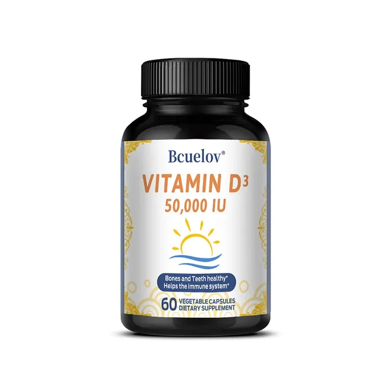 Vitamin D3 50000 IU - Bone Health & Immune Support - Non-GMO Gluten Free - Vitamin D3 Vitamin D Supplement for Men and Women — image 9