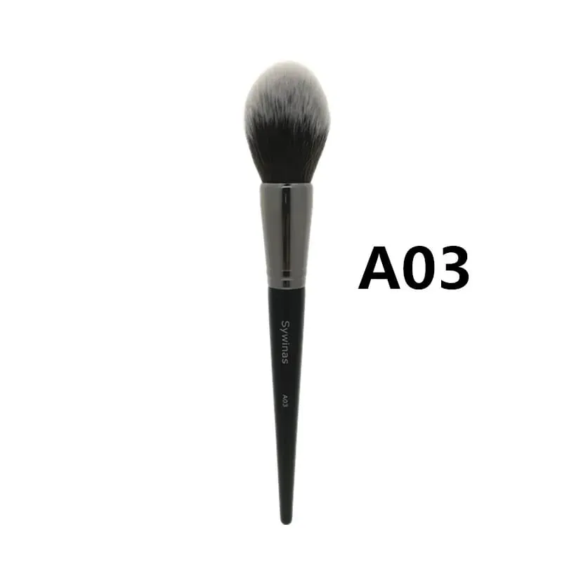 Sywinas Fan Brush Highlighter Soft Face Beauty Painting Powder Foundation Blush Bronzer Blending Makeup Brushes — image 8