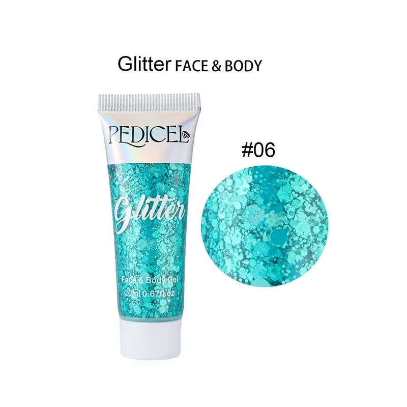 Multifunctional Eye Glitter Nail Hair Body Face Glitter Gel Art Flash Loose Sequins Cream With Smear Spoon Festival Glitter Deco — image 12