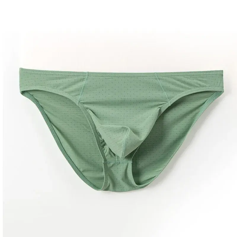 Quick Dry Briefs for Men Sexy Underwear Big U Pouch Mens Briefs Underpants Mesh Breathable Ropa Interior Hombre Slips Cuecas — image 2