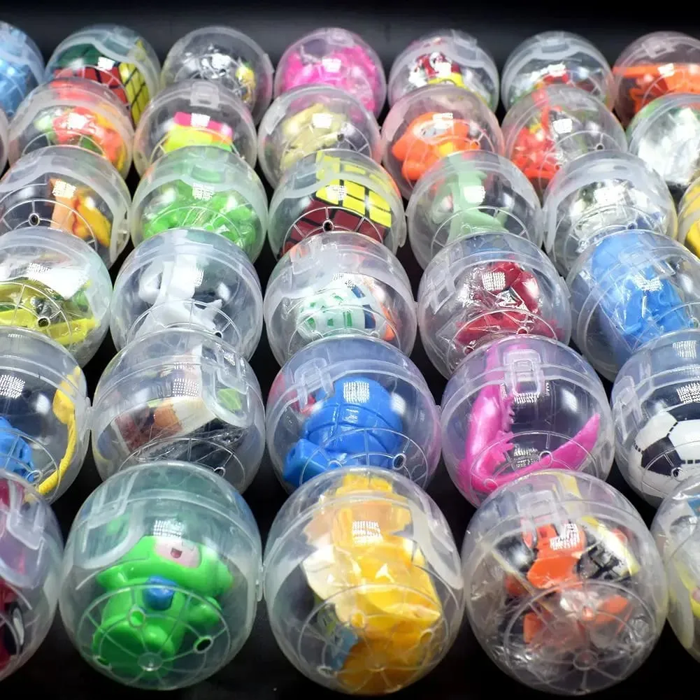 20PCS Gachapon Machine Transparent Gachapon Toys Creative Coin-Operated Gachapon with Random Doll Toys Children's Birthday Gift — image 2