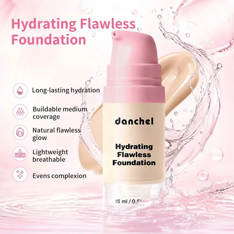 Primer Foundation Makeup Base Set Long Lasting Hydration Concealer Full Coverage Blurring Effect Mild Formula Primer Makeup Kit — image 2