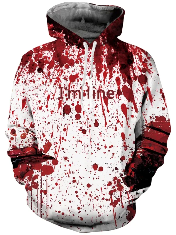 Herenhoodies Dierenkatprint 3D Patternv Herfstpullover met capuchon en zak met capuchon Streetwear Los comfortabel — image 12