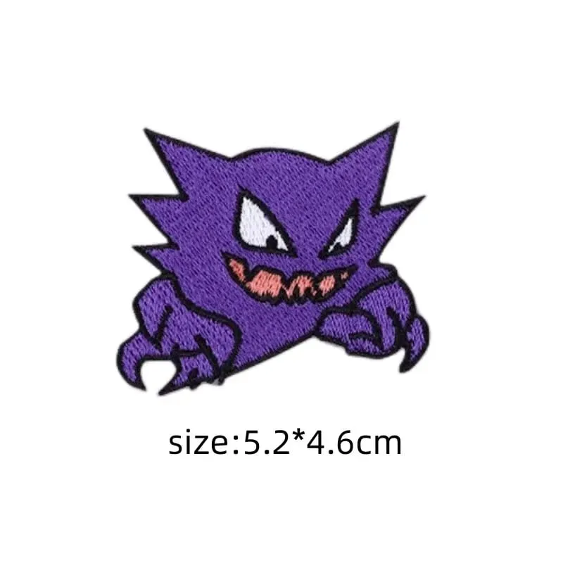 Cloth Patch Pikachu Clothes Stickers Sew on Embroidery Patches Applique Iron on Clothing Cartoon DIY Garment Decor — image 44
