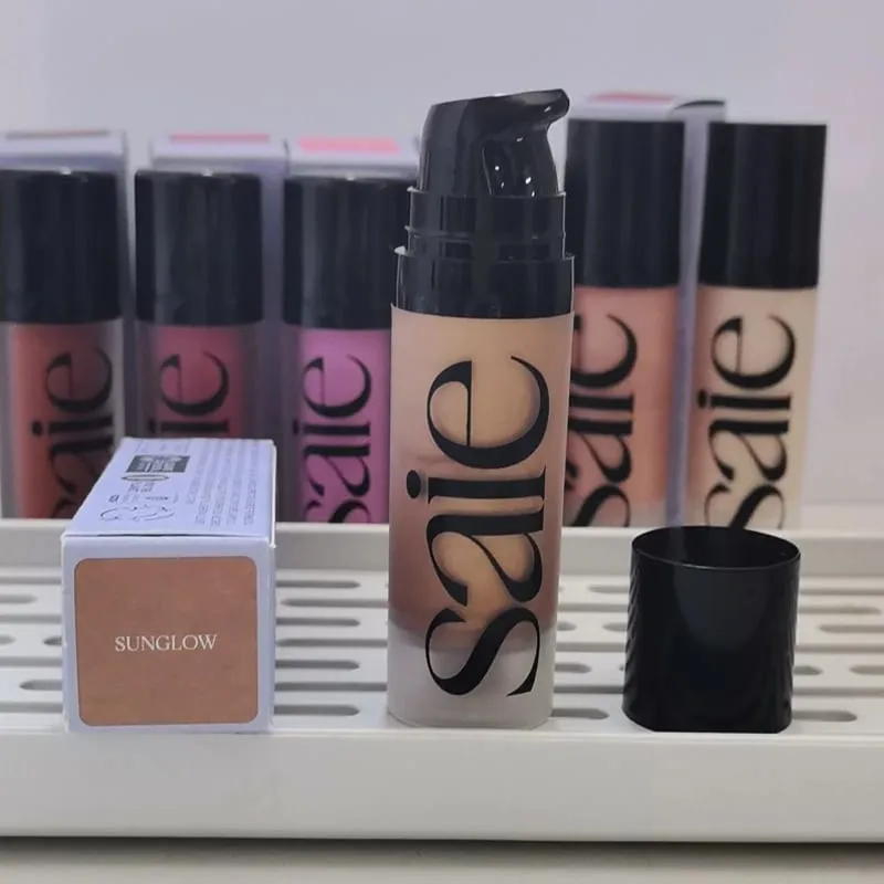 Fashion Saie Liquid Blush Cream Long Lasting Lightweight Natural Glow Face Makeup Cosmetics Bronze Contouring Cream Fair Light — image 8