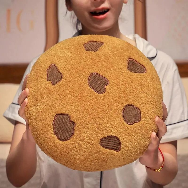Creative Cookies Plush Seat Cushion Soft Food Pillows Stuffed Doll Toys for Kids Children Girl Birthday Room Decor New Year Gift — image 5