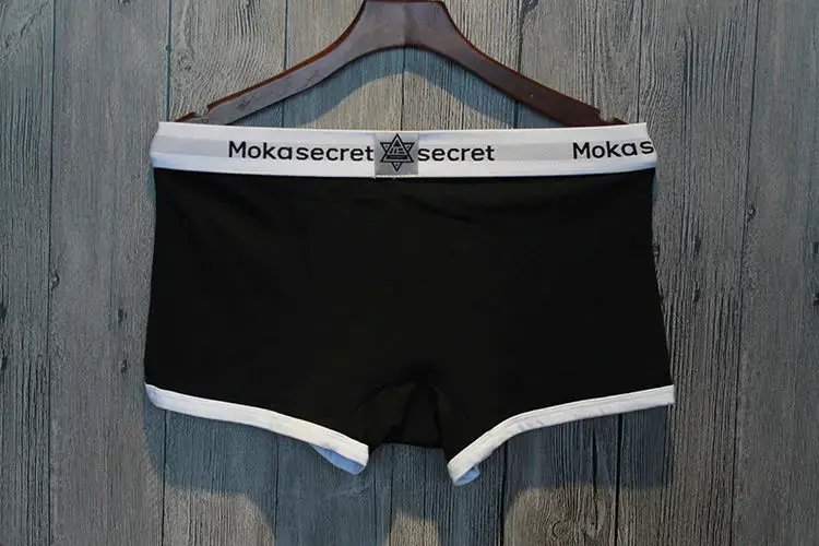 Men's Cotton Boxer Underwear Men's Fashion Letter Belt Underpants Breathable Soft Comfortable Male Panties Shorts — image 9
