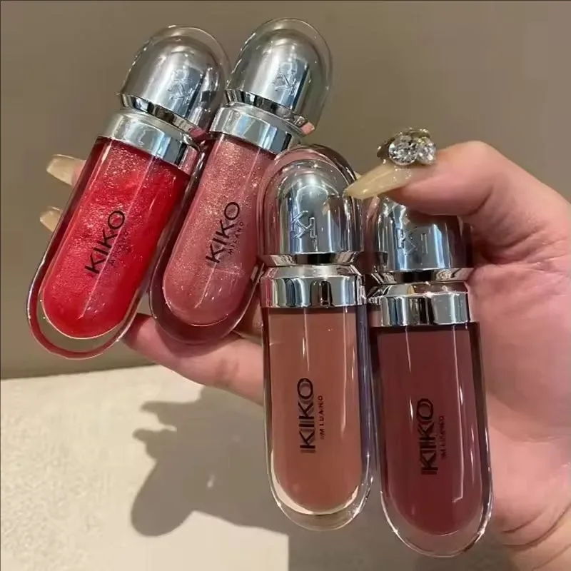 Fashion Kiko 3D Hydra Lip Gloss Colorfast Waterproof Long-lasting Moisturizing Shimmer Makeup Lip Gloss Lady Nature Lip Makeup — image 3