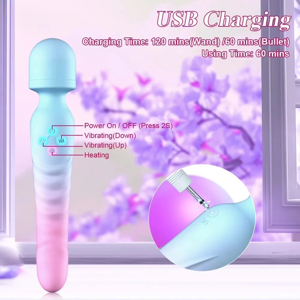 Powerful AV Vibrator for Women G Spot Dildos Magic Wand Clitoris Stimulator Female Vagina Massager Adults Sex Toys for Woman