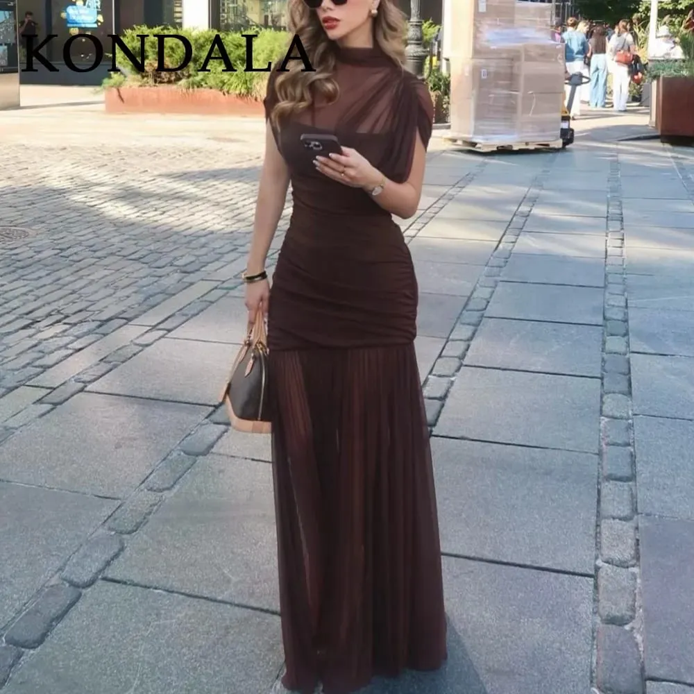 2026 Lente Zomer Elegante Vrouwen Jurken Bruiloft Gast Dames Patch Werk Tule Jurken Valentijnsdag Vrouw Jurken — image 2
