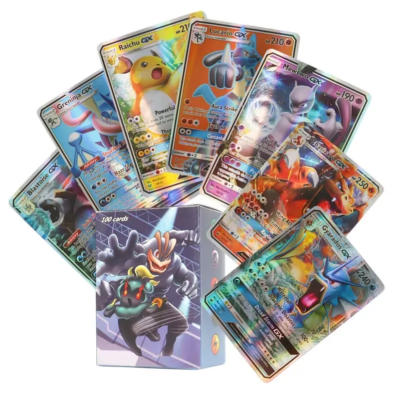 60/100Pcs Pokemon Shining Cards English Version MEGA GX Vmax TAG EX Proxy Collection Cards Toys Children Gift — image 14