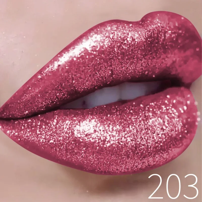1PC Glitter Lip Gloss Long Lasting Waterproof Metallic Liquid Lipstick Pearl Shining High Pigment Lip Tint Korean Makeup Gifts — image 10