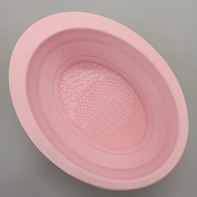 Silicone Makeup Brush Cleaner Bowl Foldable Clean Mat Cosmetic Foundation Eyeshadow Powder Brushes Cleaner Tools Makeup Supplies — image 6