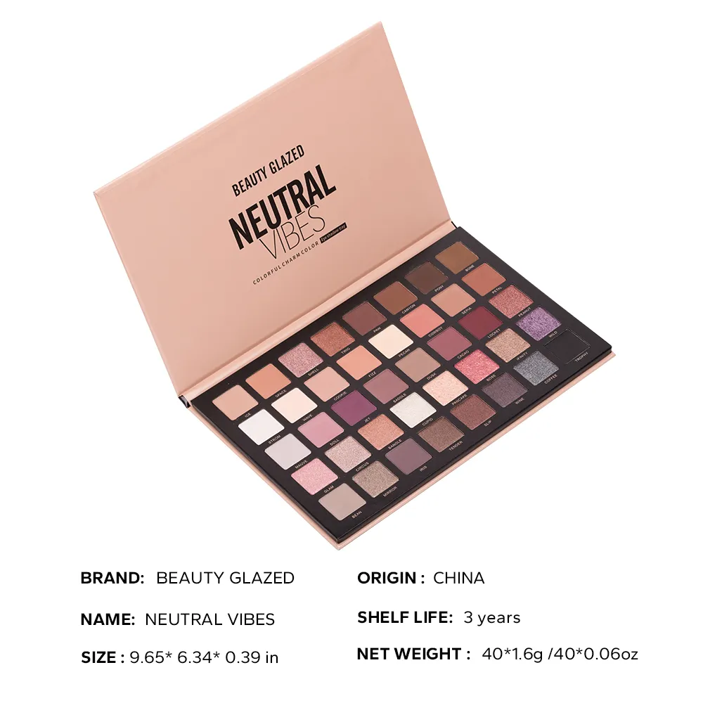 Matte 40 Colors Highlight Shimmer Eye Shadow Cosmetics Palette Glitter Eyeshadow palette