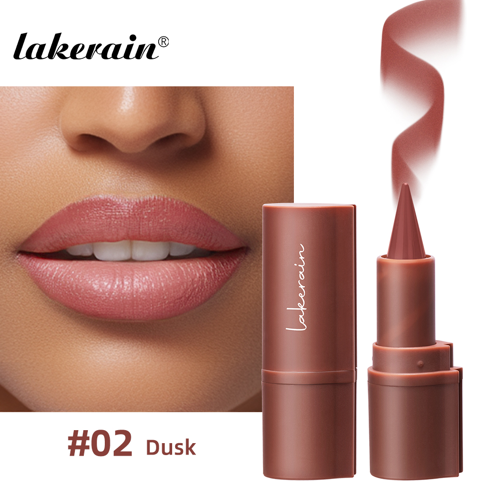 Lakerain Lip Liner Matte Black Brown Velvet Lipstick Waterproof Non Sticky Contouring Tint Lipliner Crayon Lip Makeup — image 11