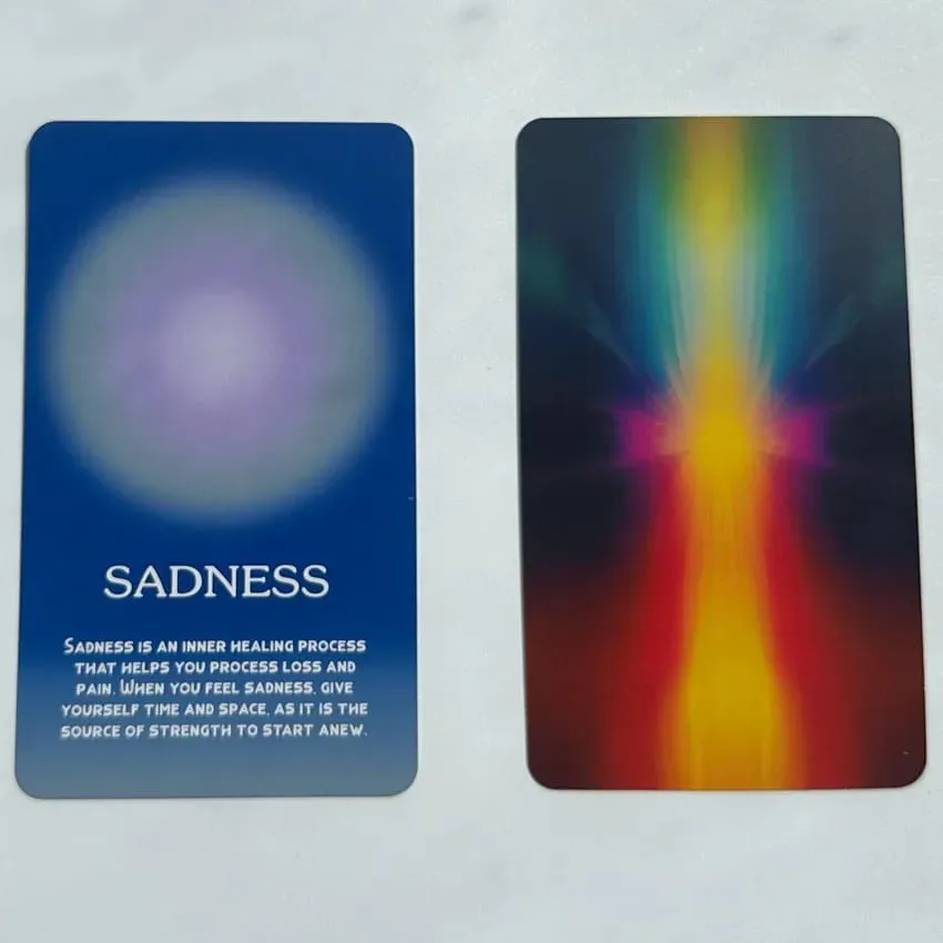 Emotional Card Deck Support Personal Growth And Inner Peace Oracle Card Games 12x7cm 56-Cards — image 6