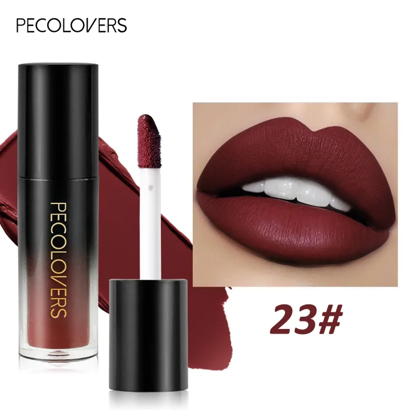 Multiple Colors Matte Velvet Lip Gloss Waterproof Long-lasting Non-stick Cup smooth Lipstick To Apply High Color Rendering — image 15