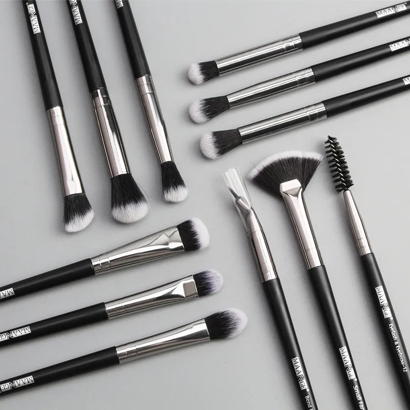 Makeup brushes set professional 12 pcs/lot Makeup Brushes Set Eye Shadow Blending Eyeliner Eyelash Eyebrow Brush For Makeup Tool — image 3