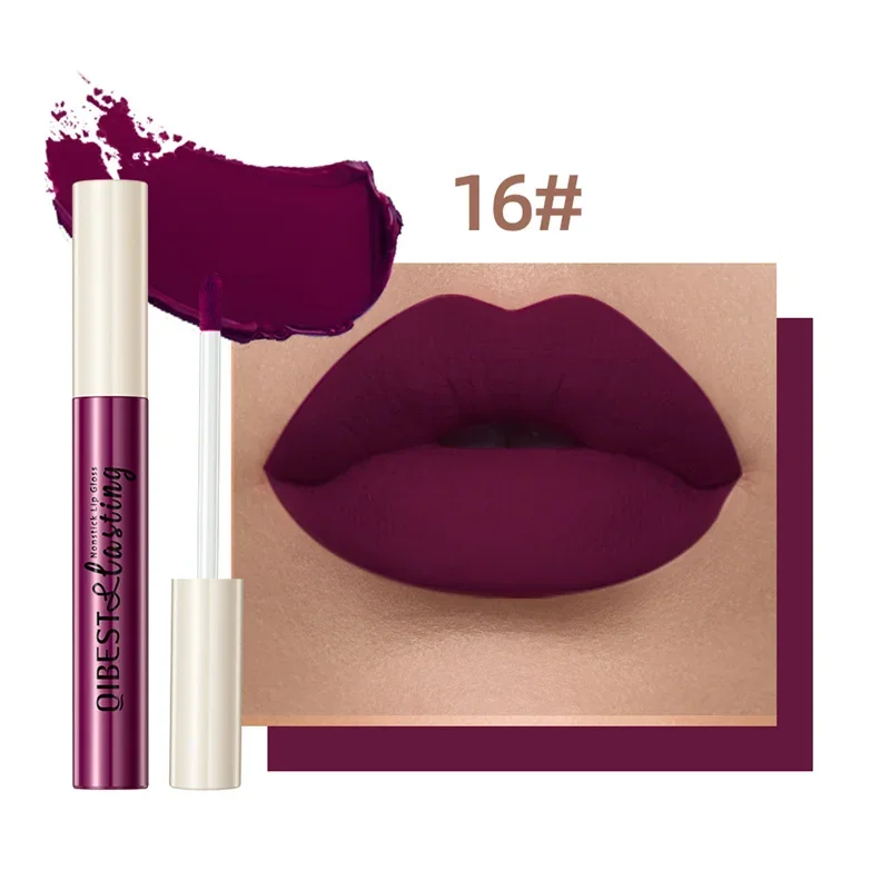 24 Colors Matte Liquid Lipstick Waterproof Long Lasting Velvet Red Lip Gloss Tint Makeup Cosmetic Lipsticks Lipglosses — image 27