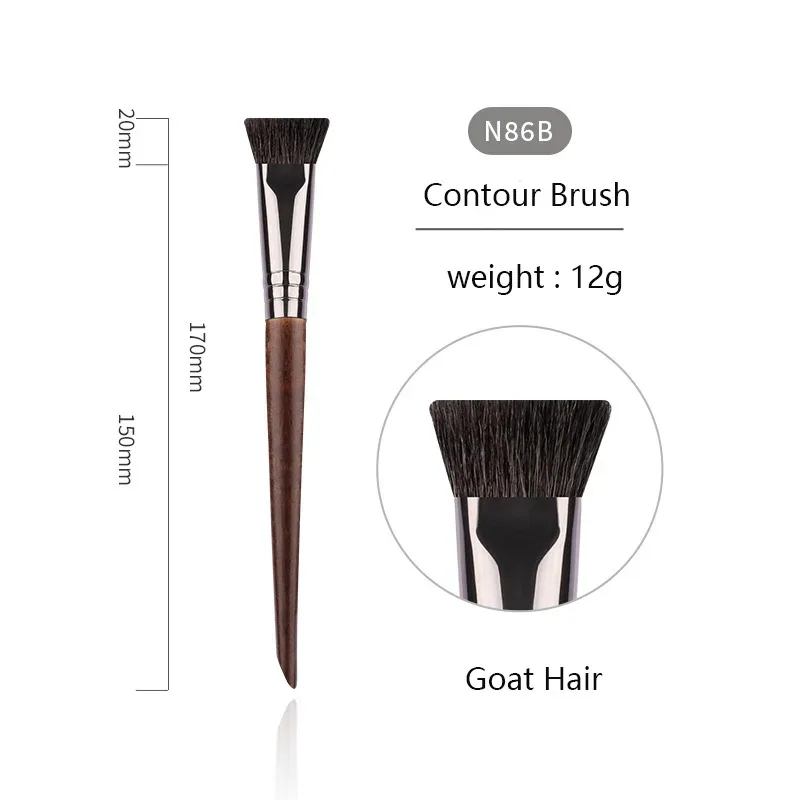 OVW Animal Hair Makeup Brush Complete Set 28PCS Lip Brushes Eyeshadow Brush Soft Makeup Brush Beauty Tools Smudge Brush Single — image 33