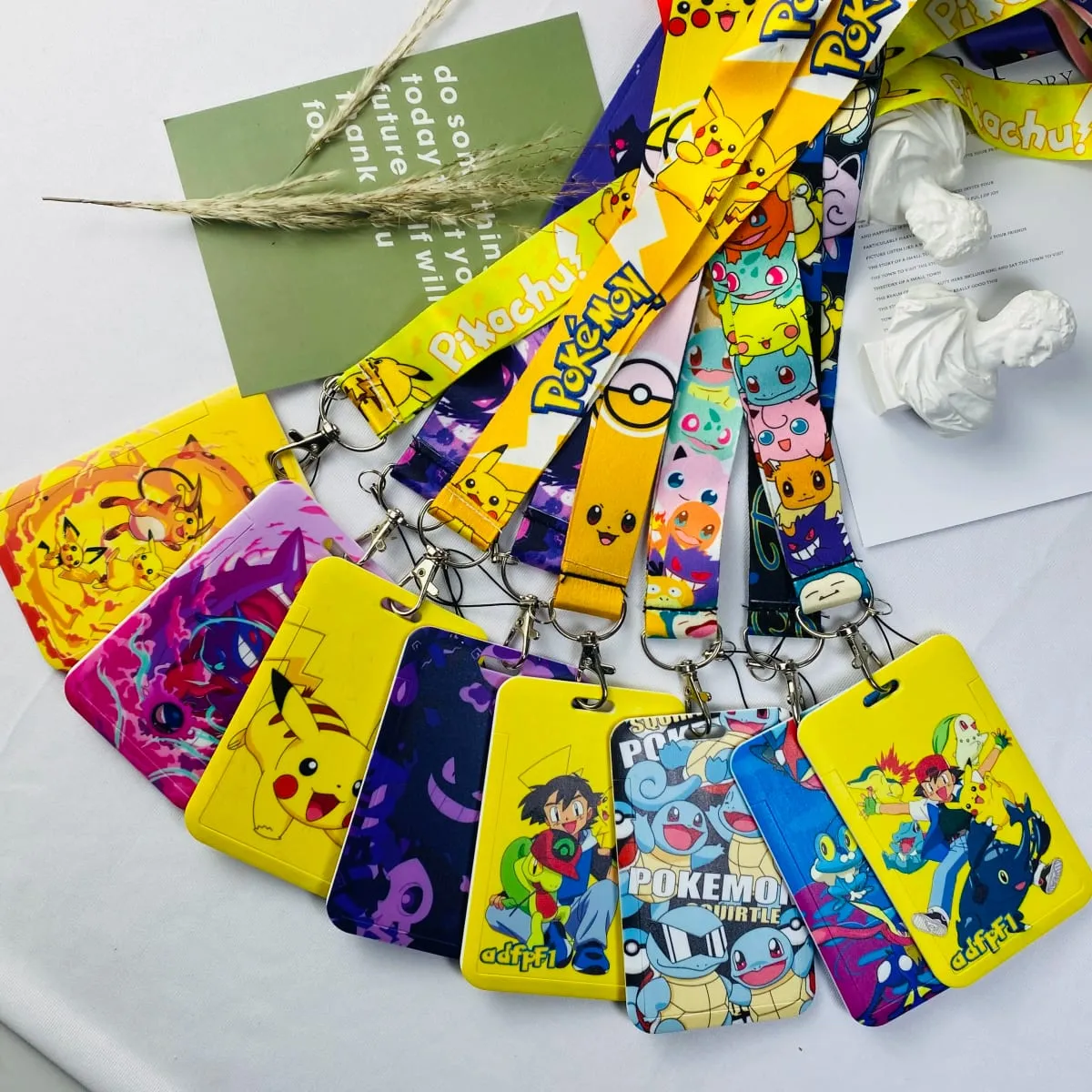 Cute Couples Lanyard For Keys Chain Credit Card Cover Pass Mobile Phone Charm Straps ID Badge Holder Key Accessories Gifts — image 1