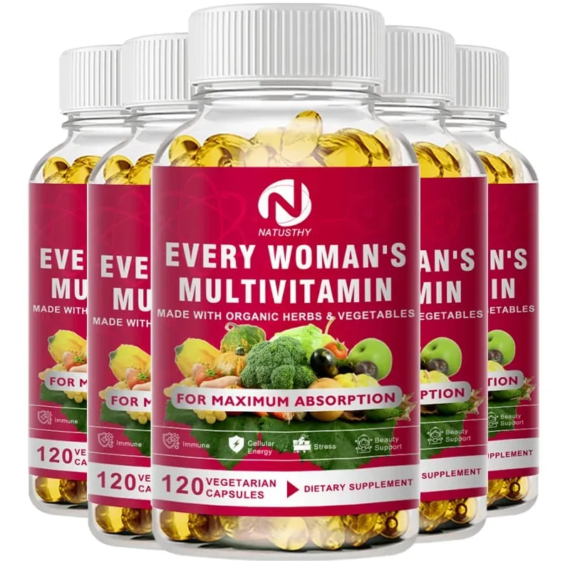 Daily Women's Multivitamin - Super Vitamins (A B C D E K) + Iron + Zinc + Organic Non-GMO Ingredients - Women's Multivitamin — image 9