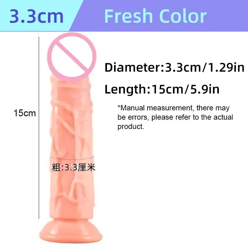 Realistic Dildos for Women Skin Feeling Realistic Penis or Female Masturbation Suction Cup Dildo Big Penis Sex Toys — image 11