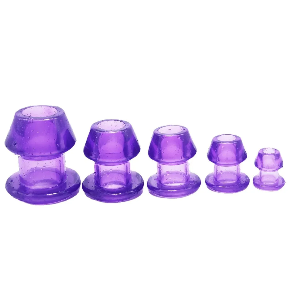 Hollow Vaginal Peephole Vaginal Peephole Anal Plug Vaginal Dilation Anal Dilation BDSM Enema Sex Toy Butt Plug for Men Women — image 3