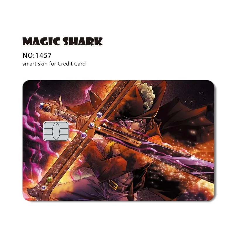 Hot Sale Maigc Shark Anime Chopper Luffy Nami Waterproof Front Side Sticker Film Skin for Credit Debit Card — image 10