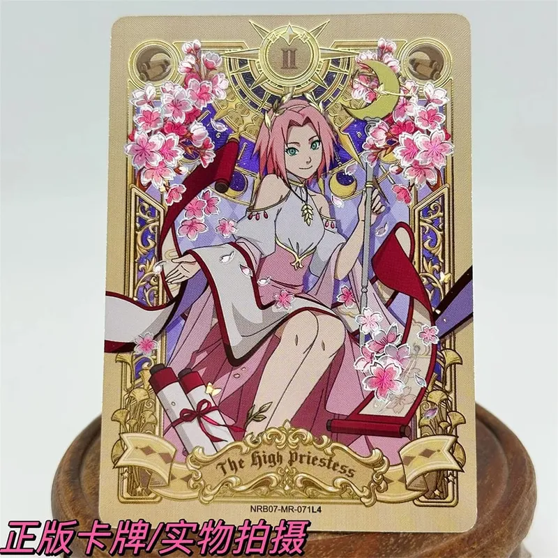 MR CARD 38~72 series NARUTO Haruno Sakura Uchiha Sasuke Bronzing Game toys Collection card Christmas birthday gift — image 5