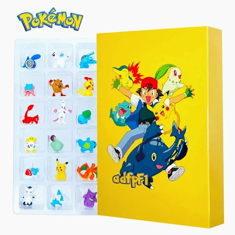 Pokemon Figure Christmas Halloween Advent Calendar Gift Kawaii Pikachu Anime Figural Action 24Pcs Set Model PVC Toys — image 4