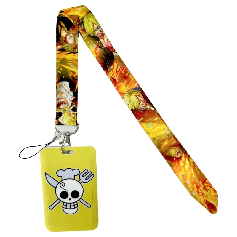 Wholesale One Piece Anime Movie Lanyards Keys Neck Strap Card Badge Gym Key Chain Lanyard Key Holder DIY Hang Rope Keyrings — image 12