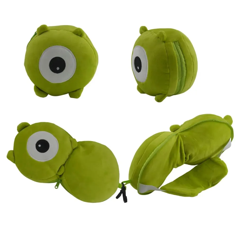 2-in-1 Cute Travel Pillow Eye Combo for Airplane train Car or Outdoors Kids Neck Pillow Toddler Neck Pillow For Travelin — image 5
