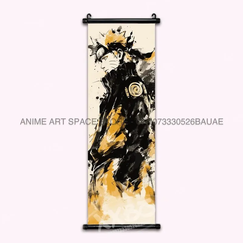 Anime Naruto Hanging Painting Hatake Kakashi Wall Art Scrolls Picture Uchiha Sasuke Home Decor Canvas Poster Haruno Sakura Mural — image 39