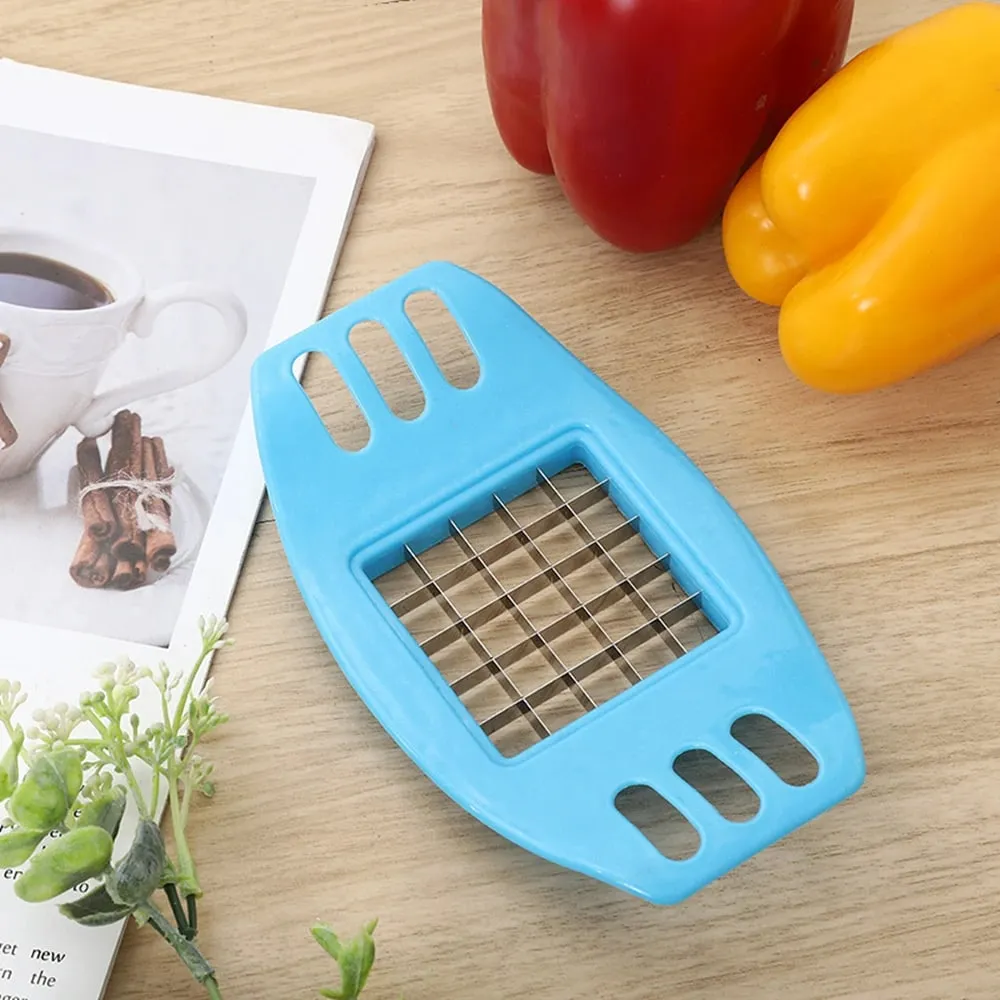 1Pcs Plastic Kitchen Handheld Potato Slicer Tomato Cutter Tool Lemon Cutting Cooking Kitchen Accessories — image 14