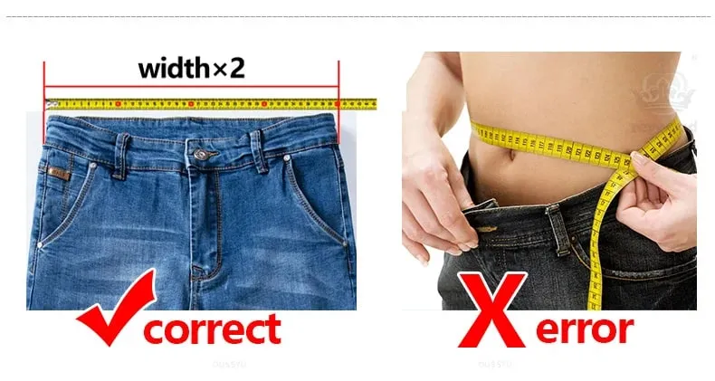 High Quality Fully Elastic Waist Men's Jeans Cotton Soft Drawstring Straight Pants Korea Casual Trousers Male Plus Size S-5XL — image 9
