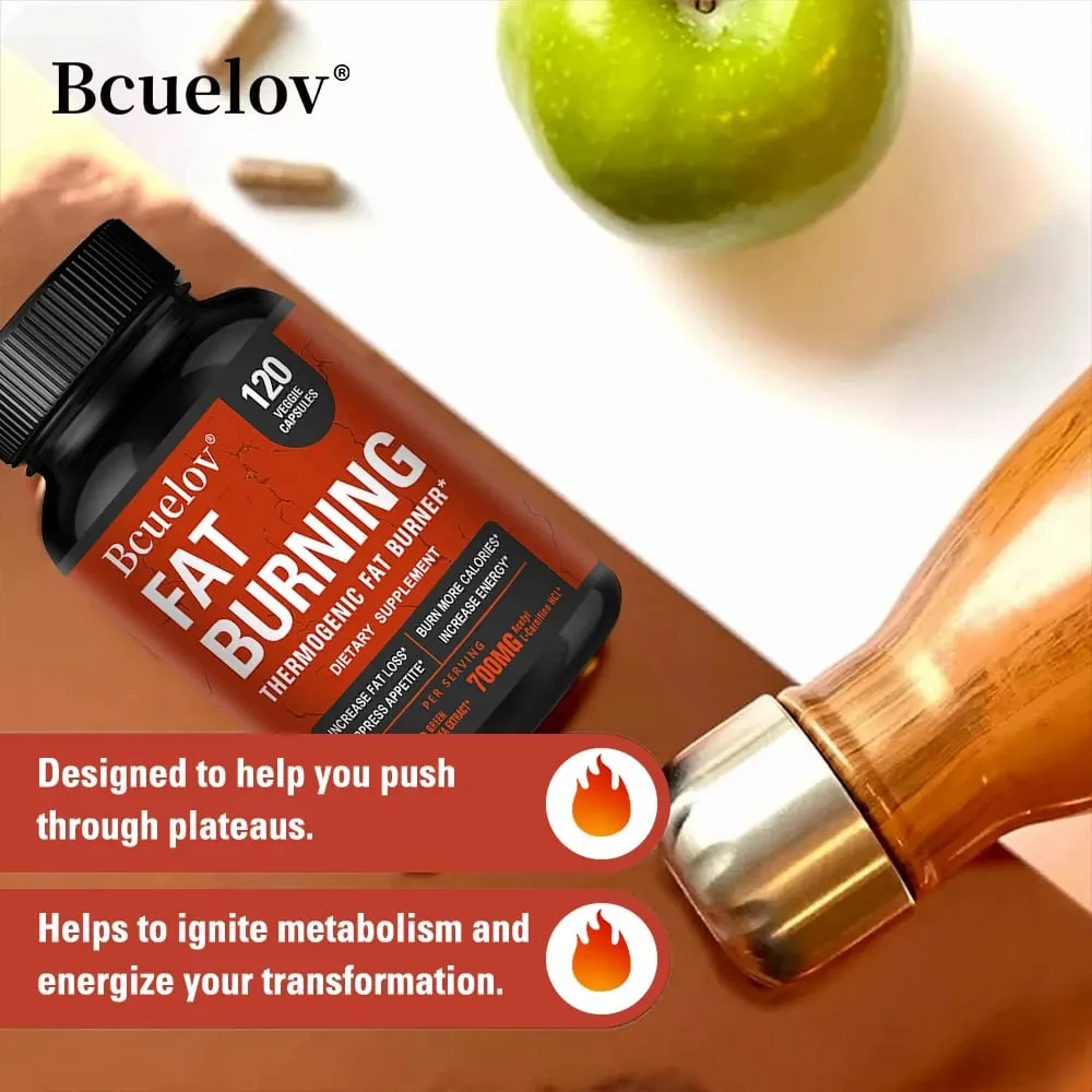Acetyl-L-Carnitine Green Tea Extract and Caffeine Support Fat Burning Metabolism Improve Mood 30/60/120 Capsules