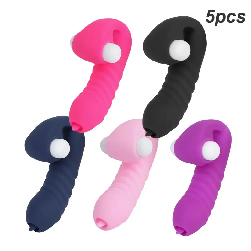 Strapon Finger Sleeve Vibrators For Women Clitoris Stimulator Vaginal Licks Anal Plug Female Masturbator Sex Toys Couples Erotic — image 13